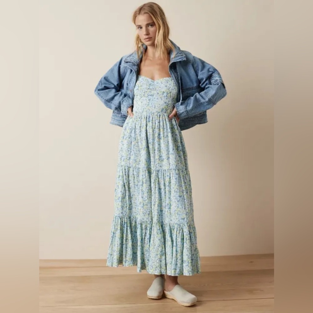 American Eagle Floral Maxi Dress, Women’s L